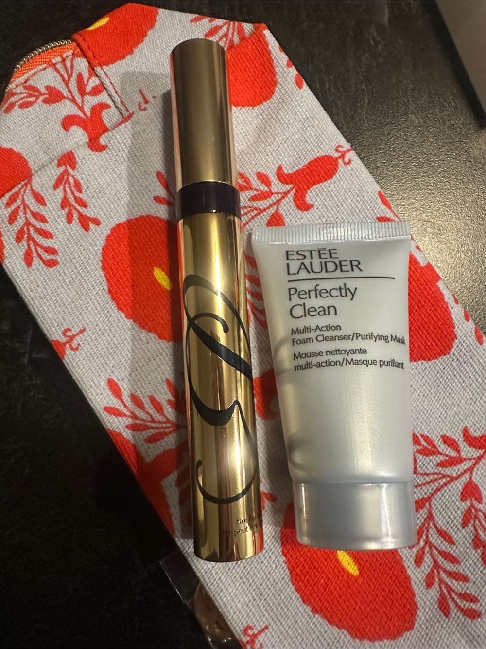 Estee Lauder Perfectly Clean & Gold Mascara Set (White, Gold)